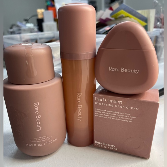 Rare Beauty Other - Rare Beauty Find Comfort Set body lotion/hand cream/body & hair mist